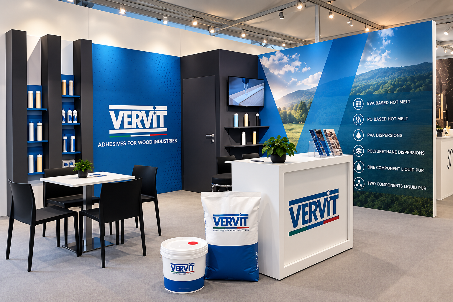 VERVIT professional adhesive exhibition display