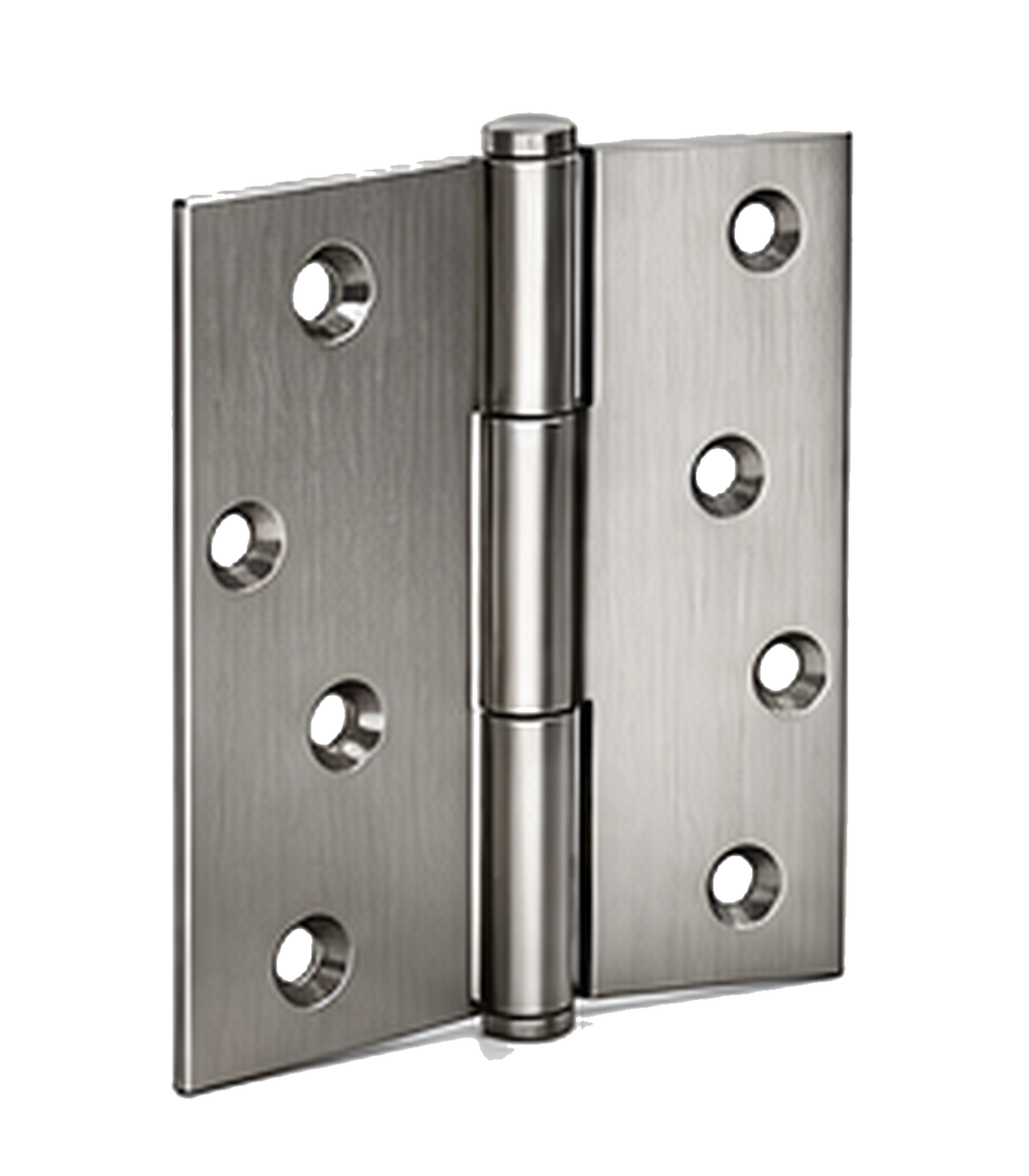 Studio image of door hinges hardware
