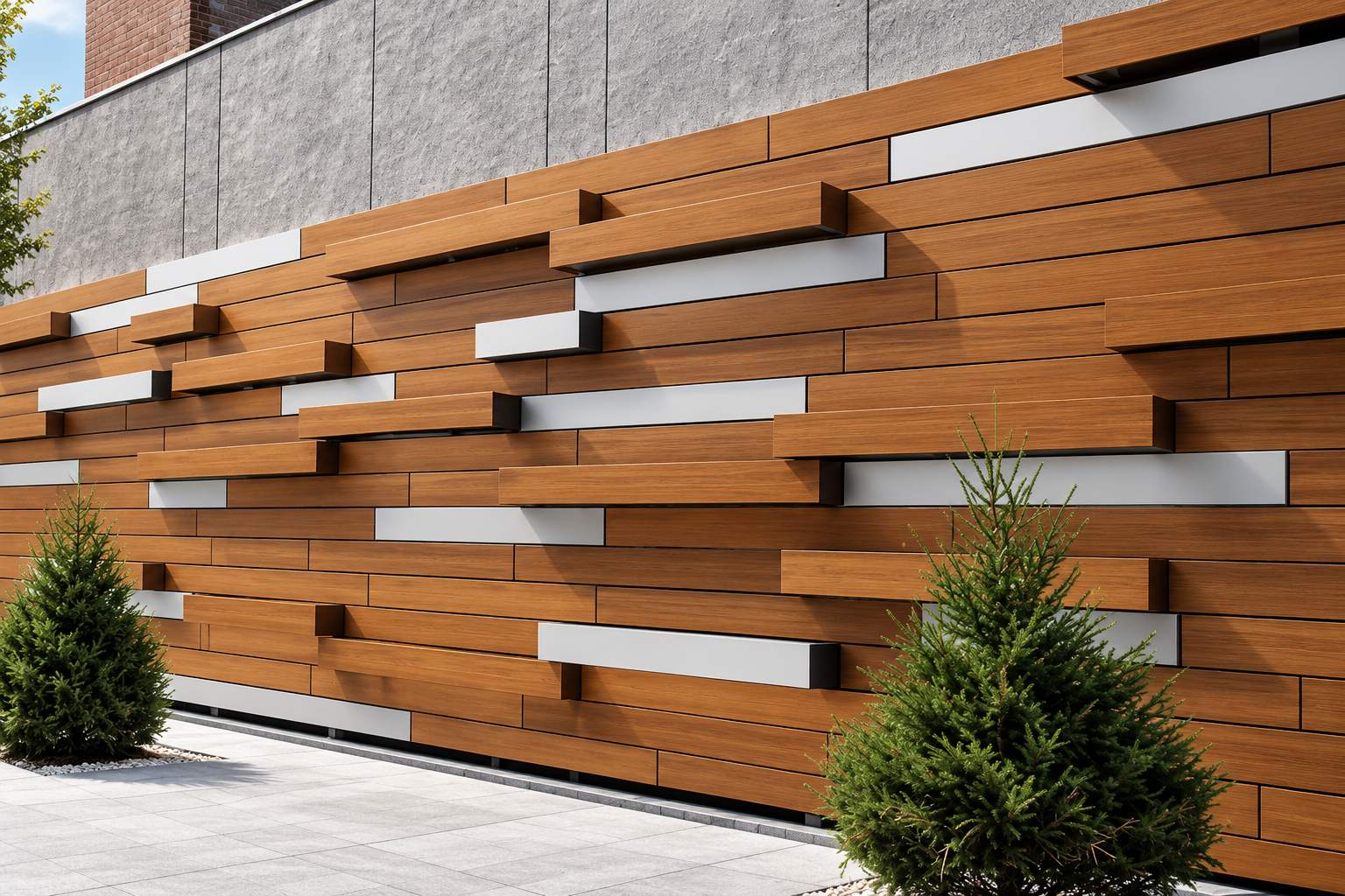 Decorative vertical wall panels