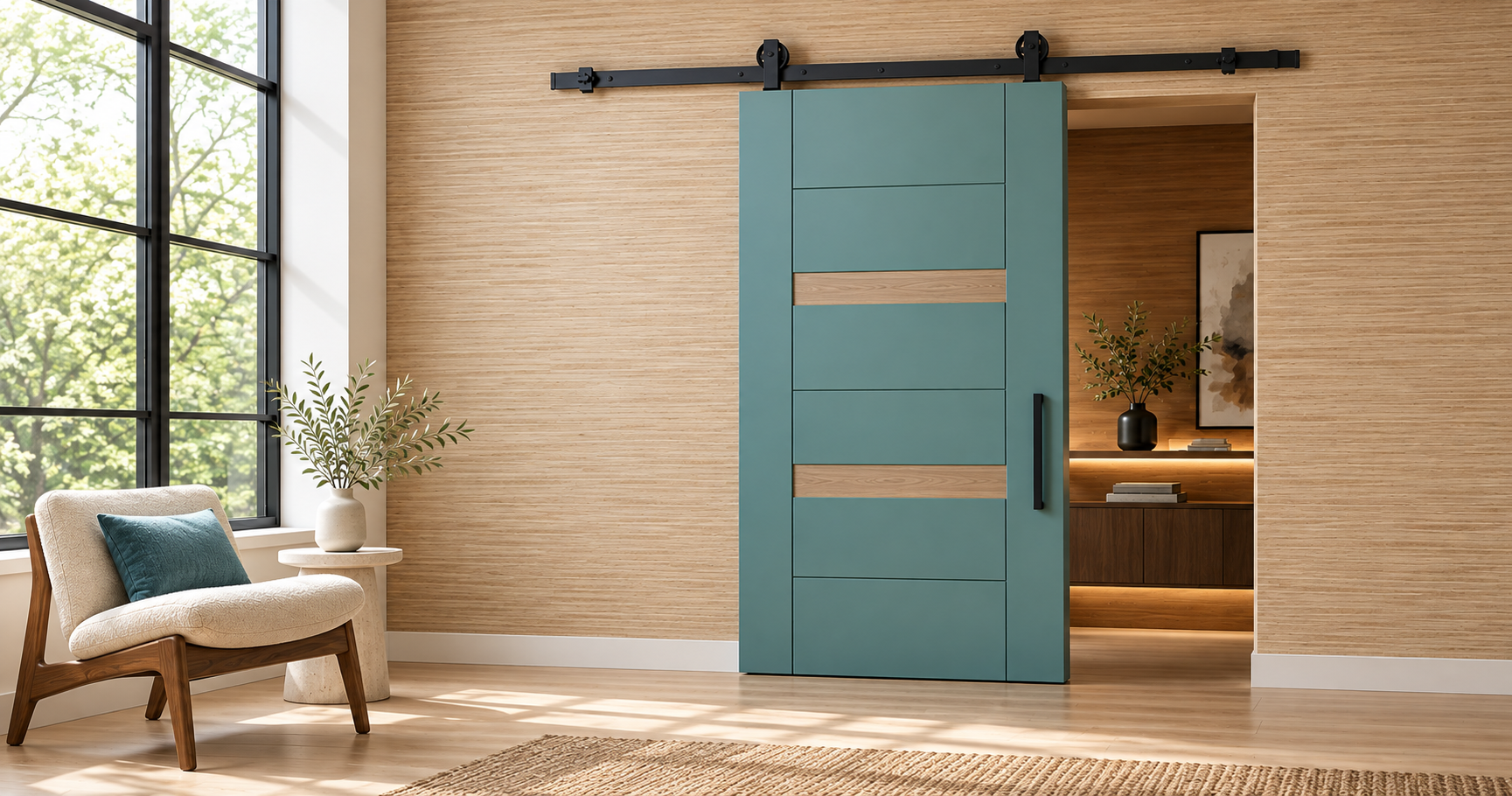 Interior MDF door and trim