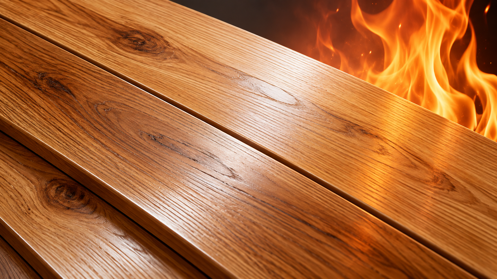 Fire-Rated PU — Concept image of wood coatings