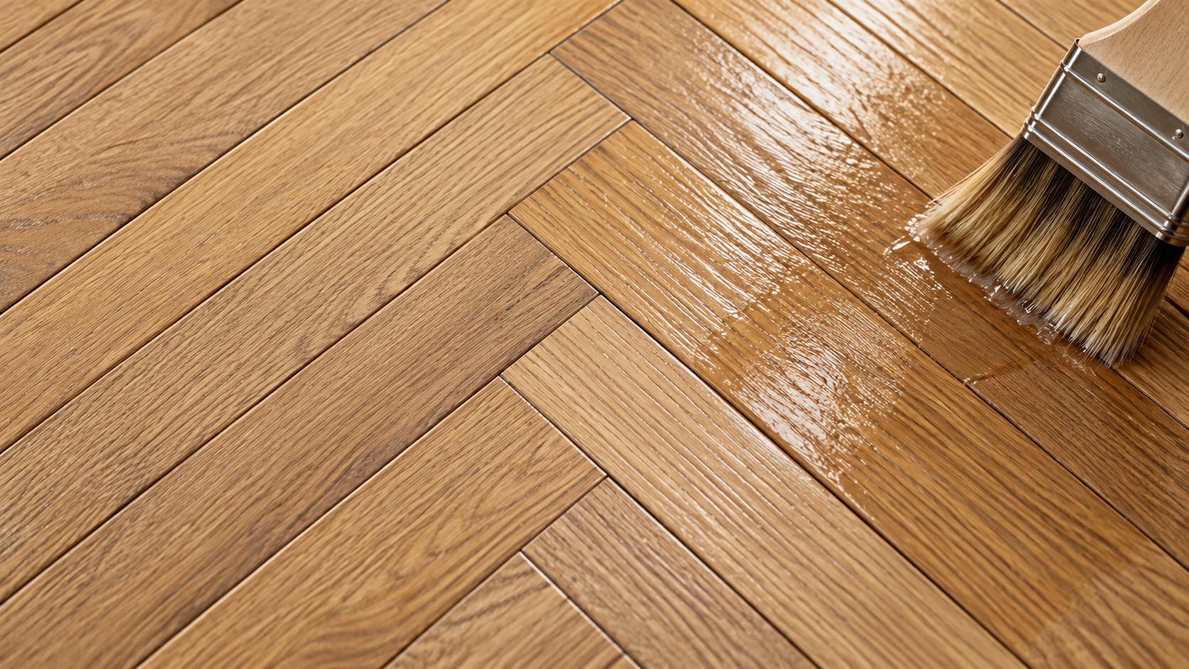 Parquet & Hydro Oil — Concept image of wood coatings