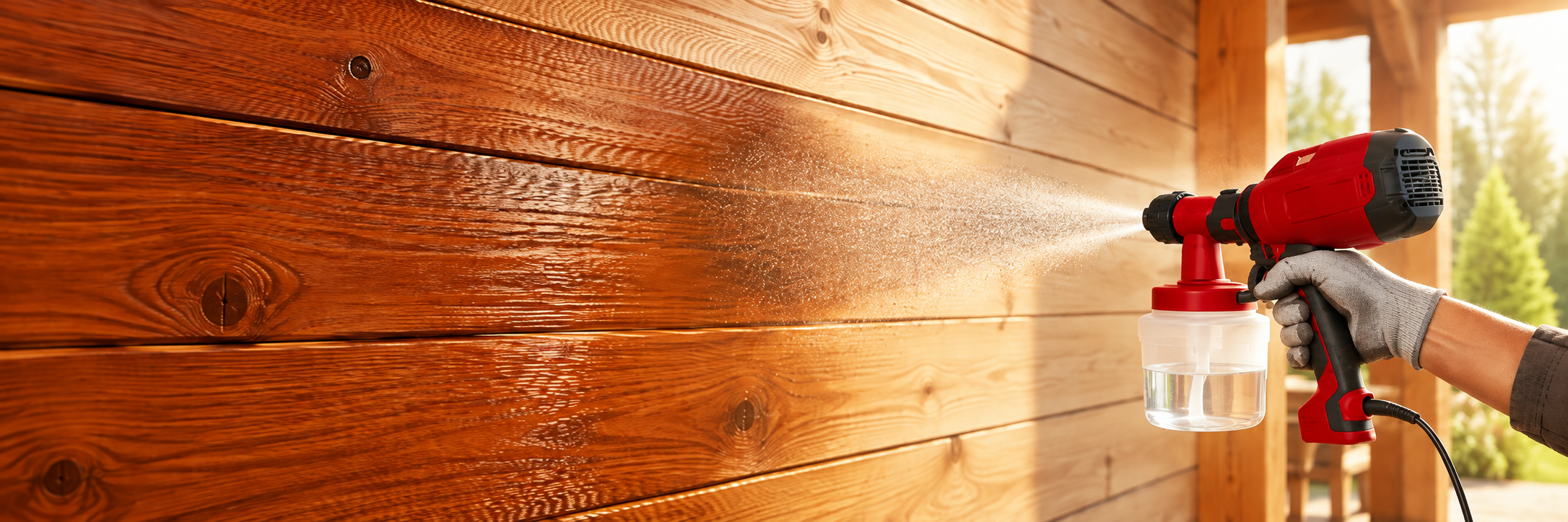PU Clear — Concept image of wood coatings
