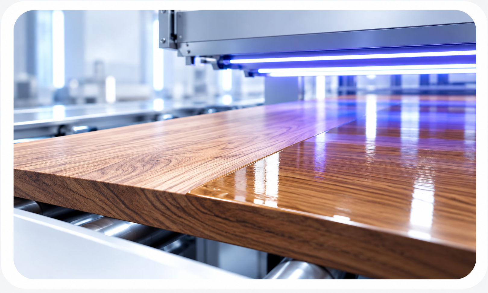 UV Paints — Concept image of wood coatings