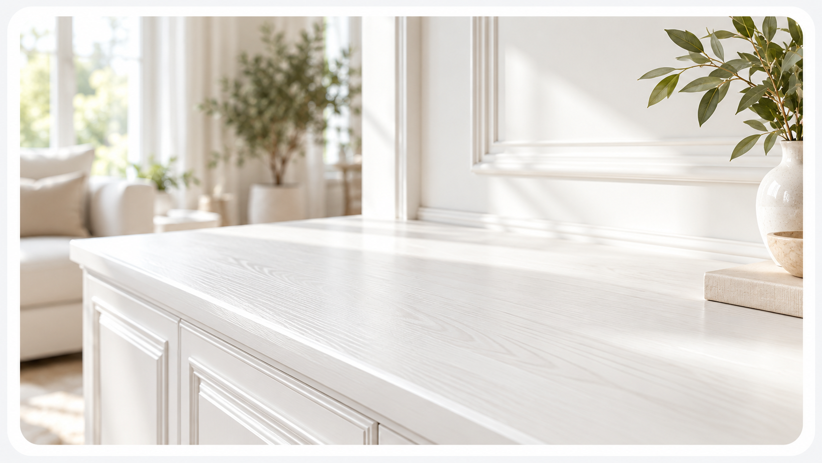 Water-Based Interior — Concept image of wood coatings