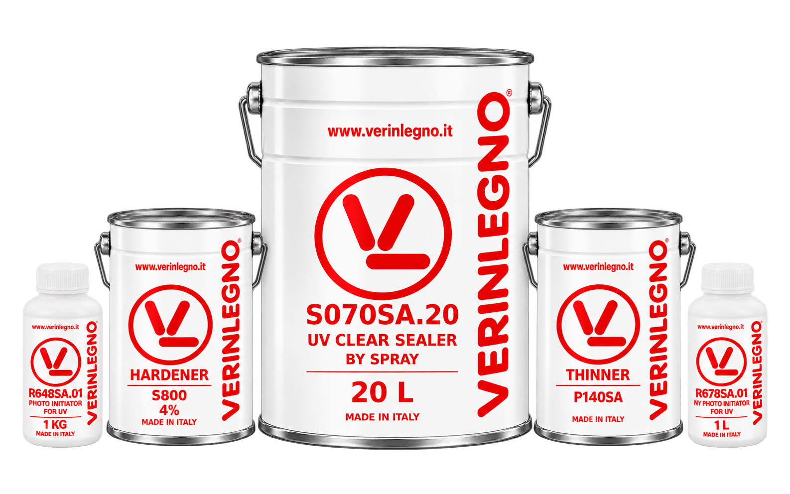 VERINLEGNO S070SA Clear UV Sealer — Spray