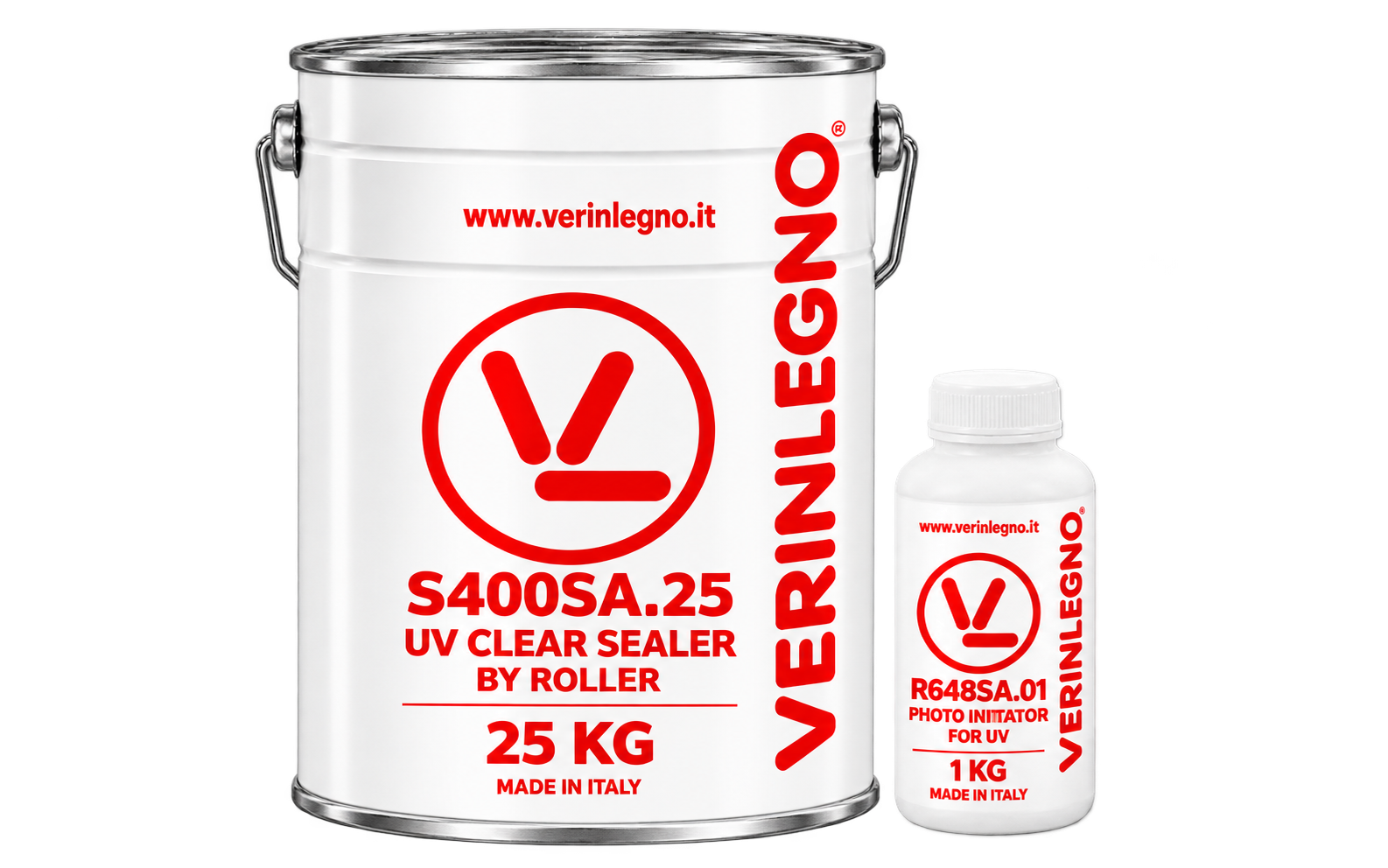 VERINLEGNO S400SA Clear UV Sealer — Roller